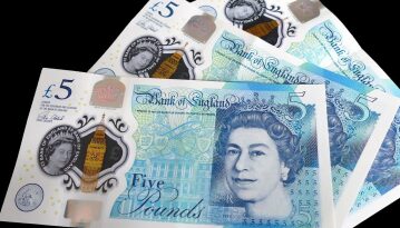 Five pound notes