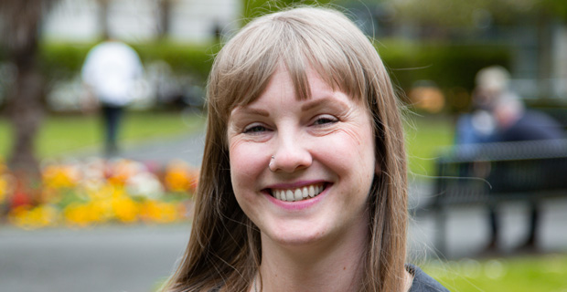 Portrait of Reconnect worker Bethany Owen