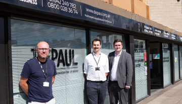 Middlesbrough Mayor and Depaul UK staff
