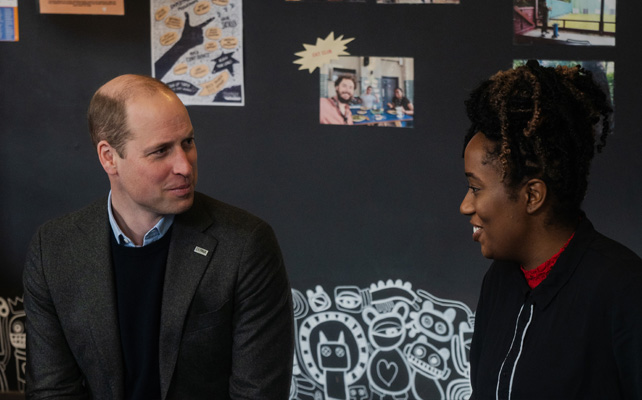 Prince William at a Depaul event