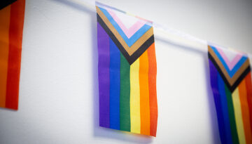 Rainbow flags