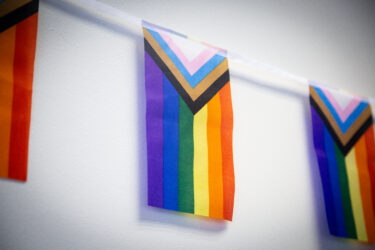 Rainbow flags