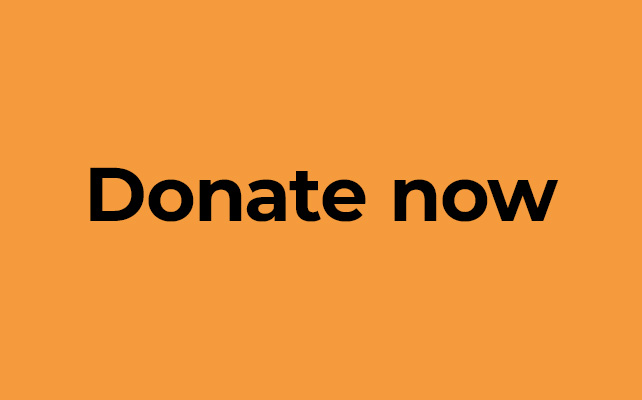 graphic saying donate now