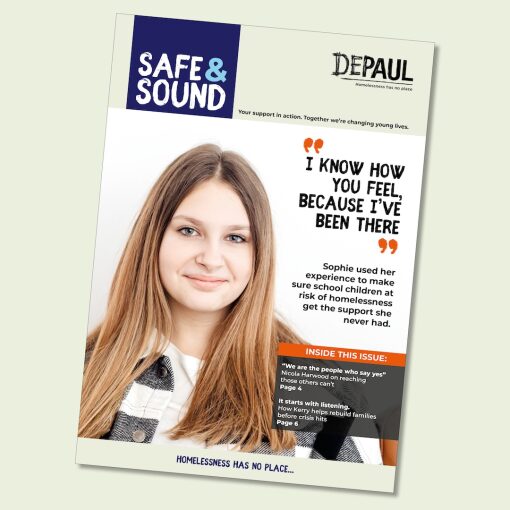 cover image of Safe and Sound supporter magazine 2026